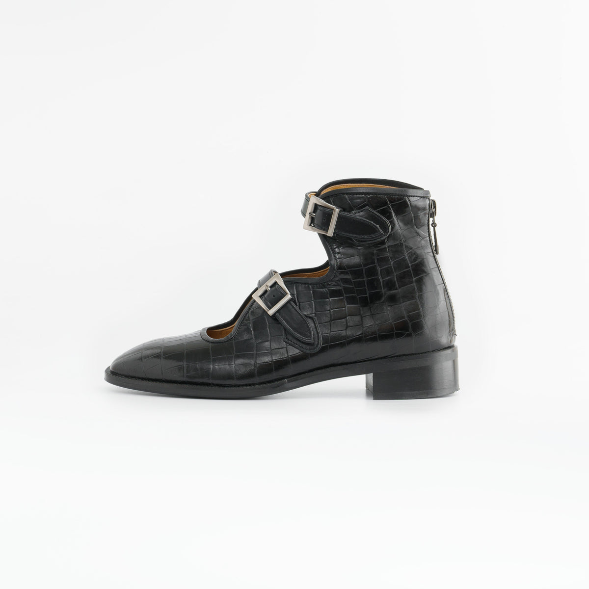 FOLKLAND_croco black(black sole)