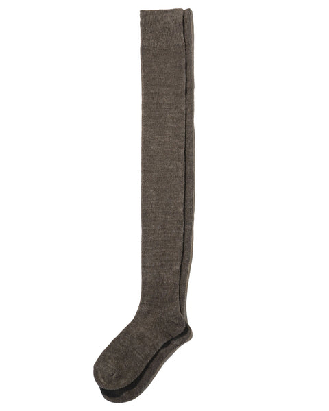 BEER HILL SOCKS_dark taupe