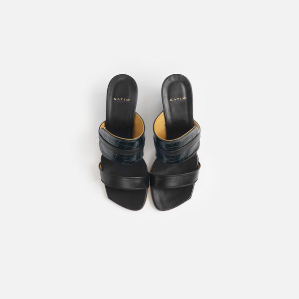 SOUTHGATEⅡ_black&croco blk