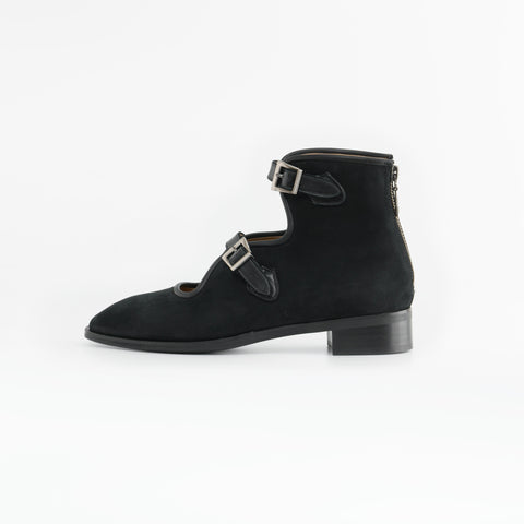 FOLKLAND_nubuck black(black sole)