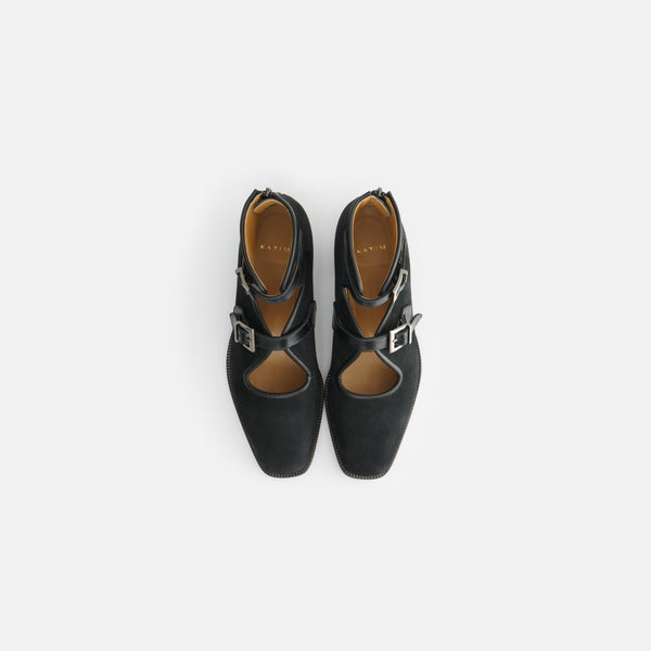 FOLKLAND_nubuck black(black sole)